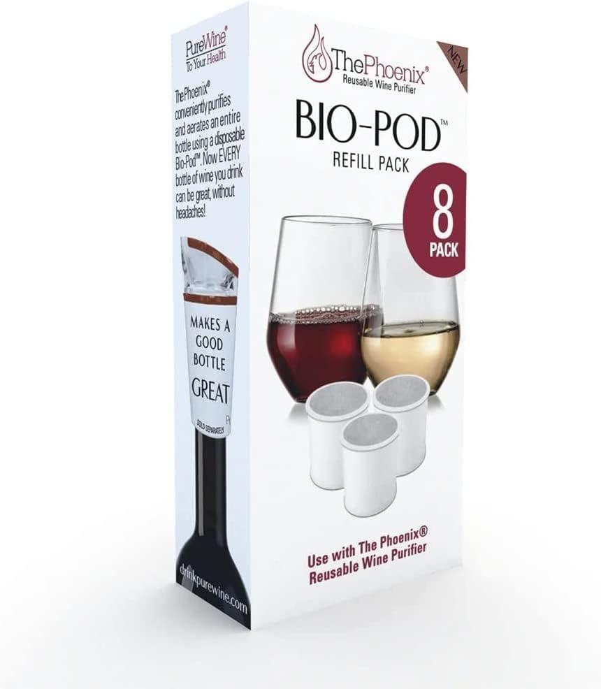 imagePureWine Phoenix Wine Filter ampamp BioPod Refills Bundle