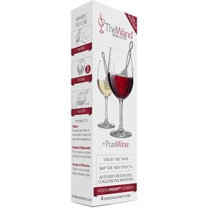 imagePureWine To Your Health Daily Grommet Inc Silver Polypropylene Wine Filter