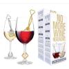imagePureWine Silver ampamp Gold Wand Filters Histamines and Sulfites  May Reduce and Alleviate Allergies ampamp Sensitivities  Purifier Aerates to Restore Taste ampamp Purity  Includes Wineglass Accessory