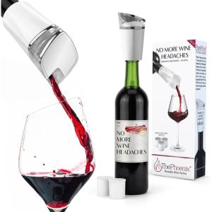 imagePureWine Phoenix BioPods 8Pack Refill for Wine Filter  EcoFriendly Portable Reusable Wine Aerator  Histamine ampamp Sulfite Filter ampamp PurifierPhoenix Kit White