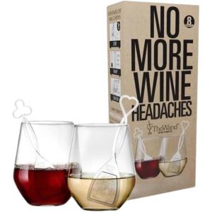 imagePureWine Wand Filters Histamines and Sulfites  May Reduce and Alleviate Wine Allergies ampamp Sensitivities  Purifier Aerates Wine Restore Taste ampamp Purity  Twist Off Wine Glass Charm Accessory