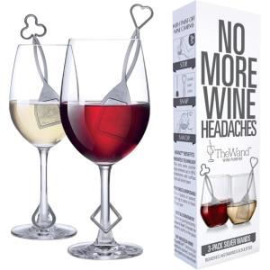 imagePureWine Wine Wands Purifier 8 Wine Filters Remover Histamines Sulfite  May Reduce and Alleviate Wine Allergies ampamp Sensitivities  Restores Taste Perfect Wine Pour Gifting HolidayPack of 3