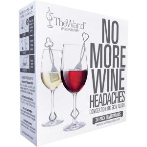 imagePureWine Wine Wands Purifier 8 Wine Filters Remover Histamines Sulfite  May Reduce and Alleviate Wine Allergies ampamp Sensitivities  Restores Taste Perfect Wine Pour Gifting Holiday24 Count Pack of 1