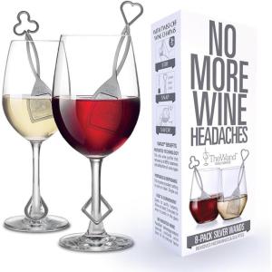imagePureWine Wine Wands Purifier 8 Wine Filters Remover Histamines Sulfite  May Reduce and Alleviate Wine Allergies ampamp Sensitivities  Restores Taste Perfect Wine Pour Gifting Holiday8 Count Pack of 1